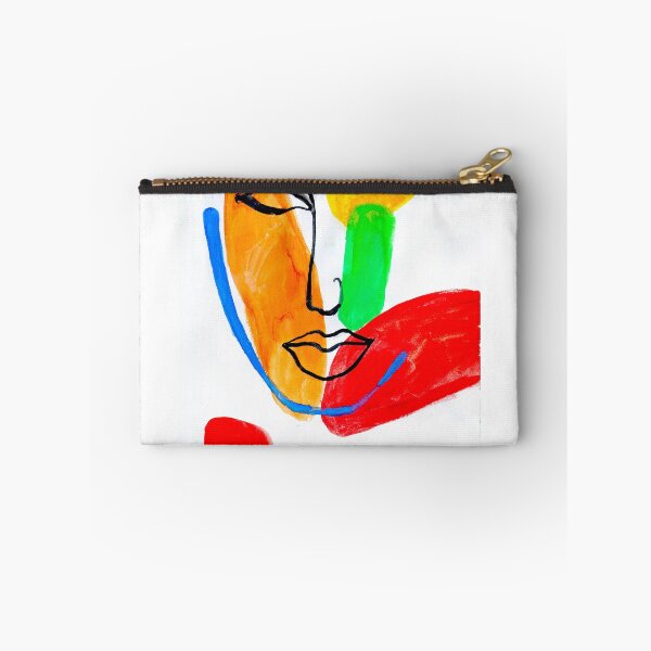 Item preview, Abstract Face With Blue Line designed and sold by Genevieve Esson.