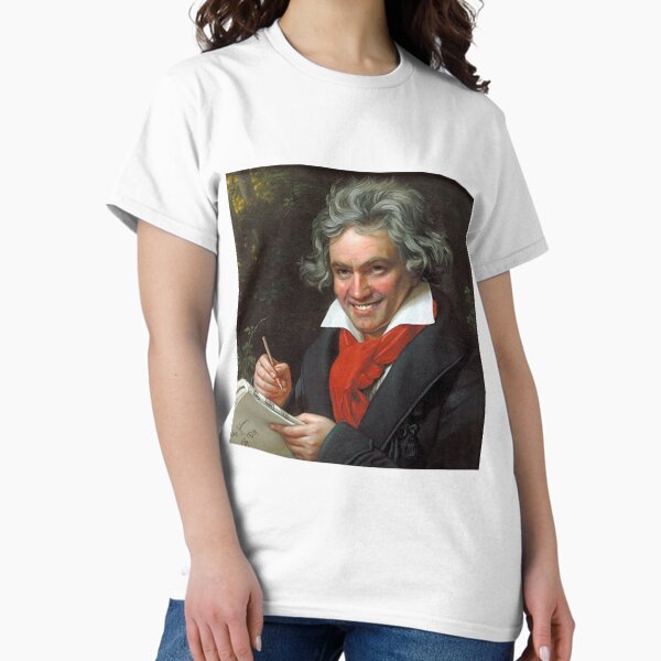 Artikel-Vorschau von Lächelnder Ludwig Van Beethoven Kunst berühmter Musikkomponist Meme, designt und verkauft von MindChirp.