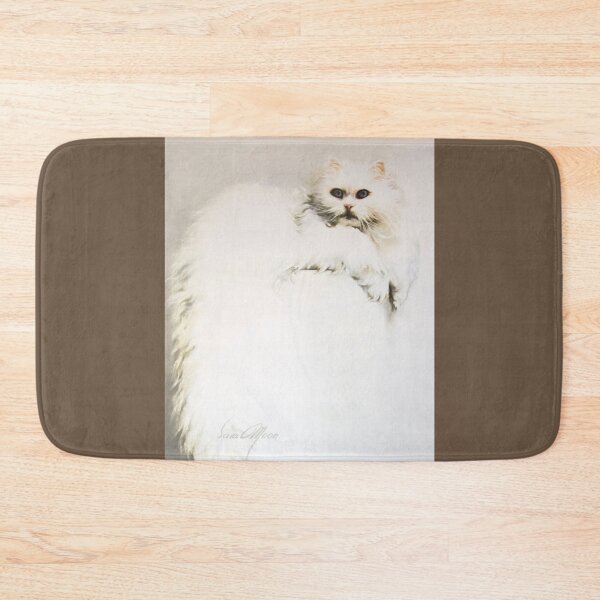 Item preview, White Persian Cat designed and sold by Sara Moon.