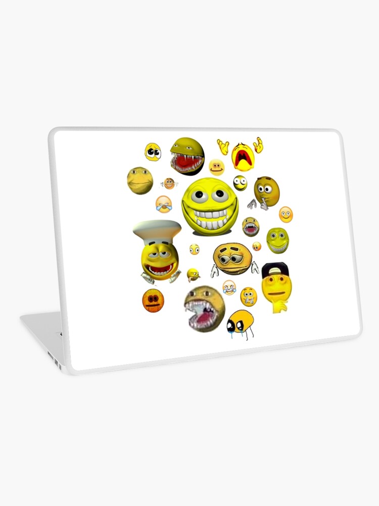 Cursed Stressed Emoji Sticker for Sale by LLFits