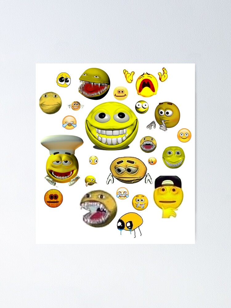 Cursed Emoji Meme Posters and Art Prints for Sale