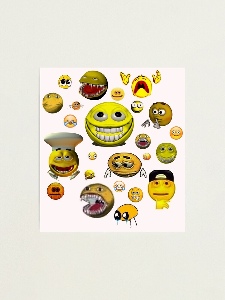 Cursed Emoji Photographic Prints for Sale