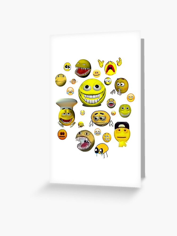 Cursed Emoji (Painted) | Greeting Card