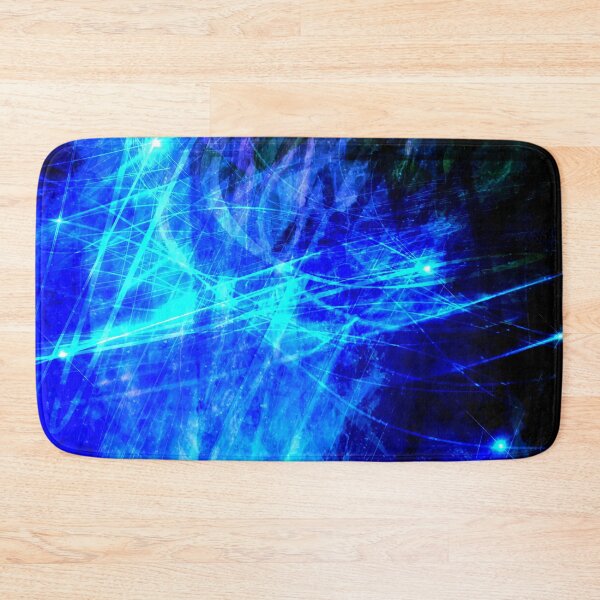 Item preview, Gorgeous Digital Blue Glowing Fiber Optic Data Cables in Outer Space designed and sold by IncrediVFX.
