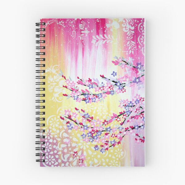 Artikelvorschau, Kirschblüten-Telefonhülle mit Tinte und lila Blumen entworfen und verkauft von CatherineJacobs.