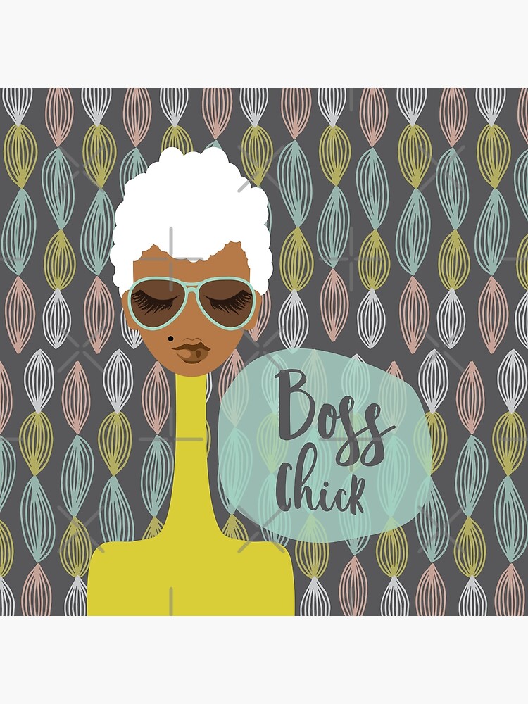 Thumbnail 4 of 4, Pillow, Boss Chick designed and sold by 6256design.