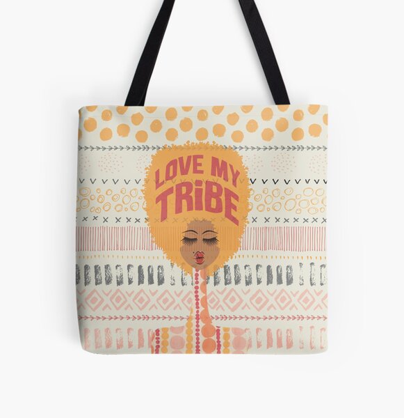 Love My Tribe All Over Print Tote Bag