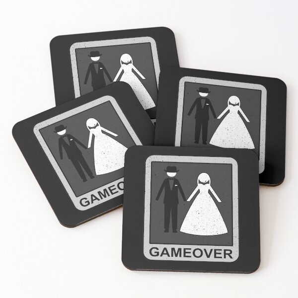 Item preview, Game over wedding bride married marriage gift designed and sold by redshirtz.