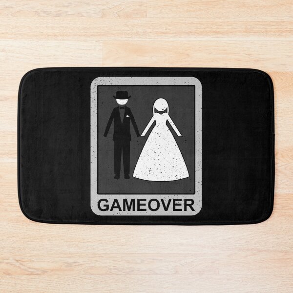 Item preview, Game over wedding bride married marriage gift designed and sold by redshirtz.
