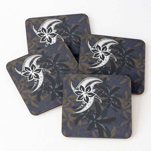 Item preview, Hawaiian - Samoan Floral Tattoo Design  designed and sold by sunnthreads.