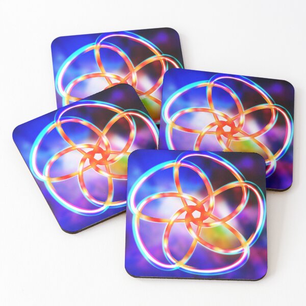 Item preview, Abstract Convolving Flower Star in Deep Outer Space Cosmos designed and sold by IncrediVFX.