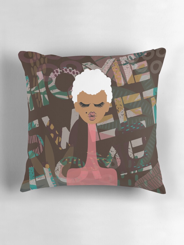 Thumbnail 3 of 4, Pillow, Home Sweet Home designed and sold by 6256design.