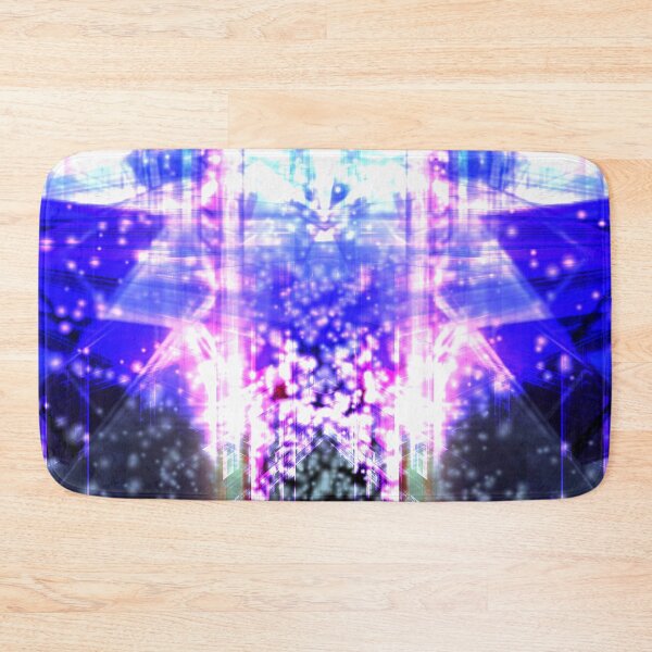 Item preview, Abstract Digital Data Particles Rising in Purple Cyberspace designed and sold by IncrediVFX.