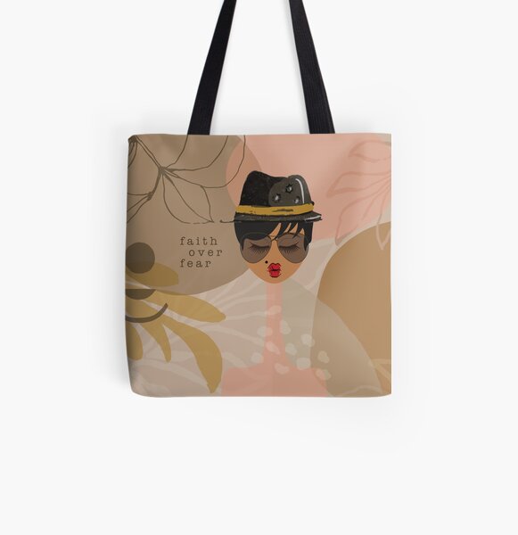 Faith Over Fear All Over Print Tote Bag