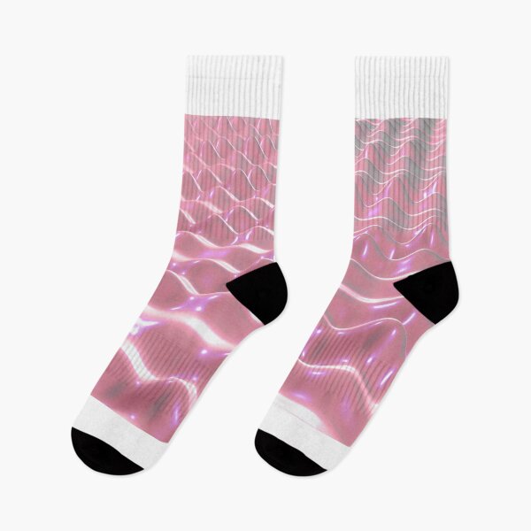 Item preview, Abstract Dreamy Pink Fluid Field Waves designed and sold by IncrediVFX.
