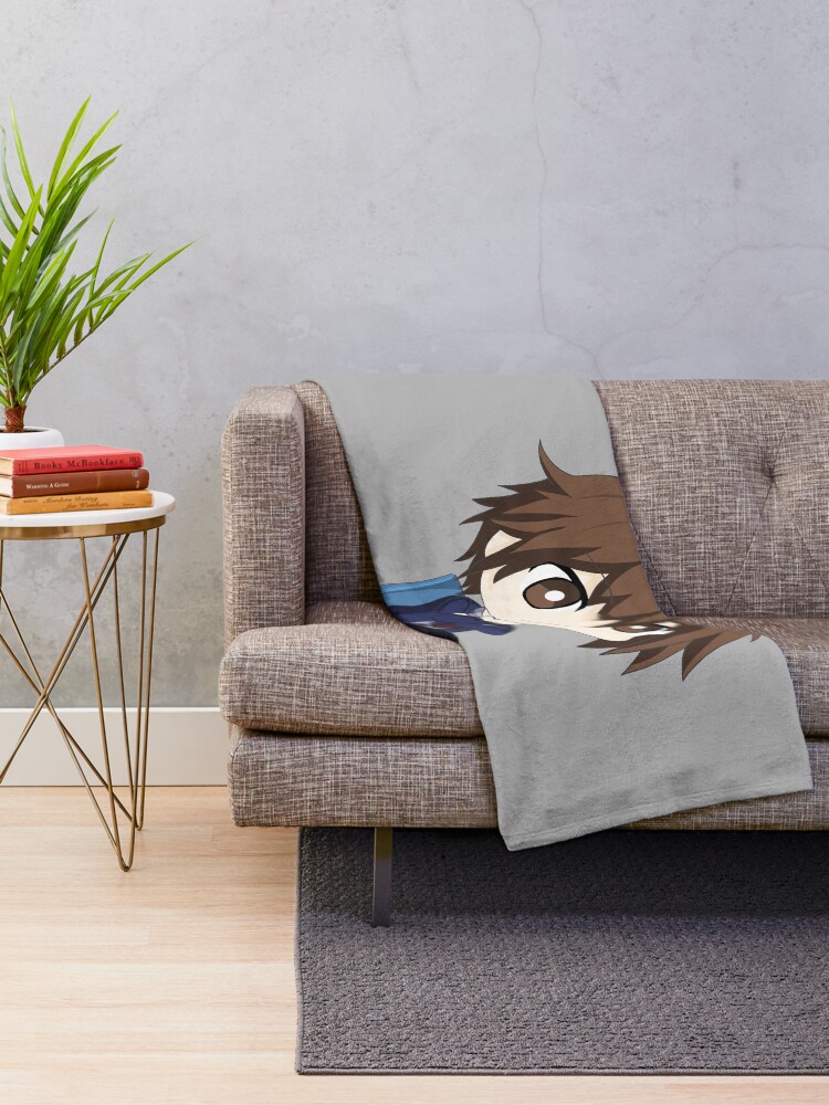 Fleecedecke for Sale mit Spencer Reid Chibi