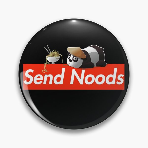 Item preview, Send Noods Funny Kawaii Panda Eating Ramen, Soup Noodle, Pho designed and sold by WTFdesign.