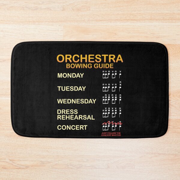 Item preview, Orchestra bowing guide orchestra music gift designed and sold by redshirtz.