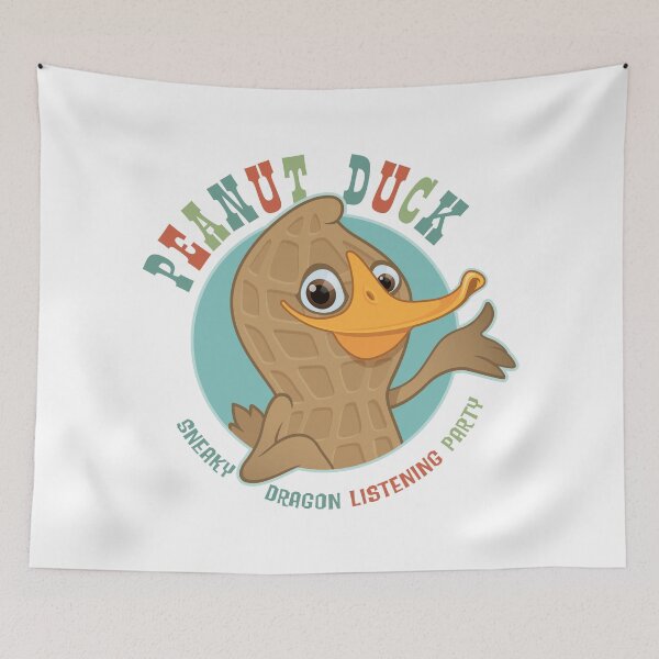 Item preview, Peanut Duck Circle Border designed and sold by SpruceTavern.
