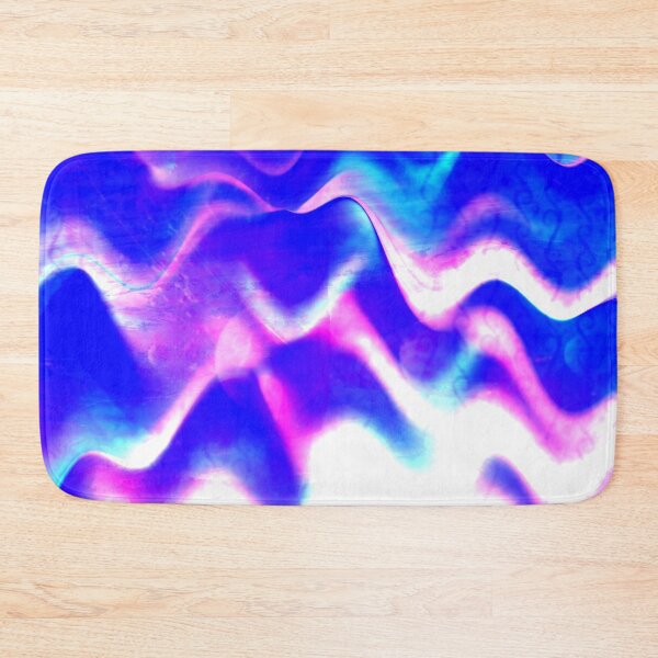 Item preview, Simple Pink Blue and White Soft Wave Patterns designed and sold by IncrediVFX.