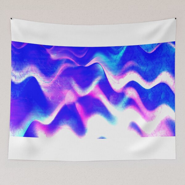 Item preview, Simple Pink Blue and White Soft Wave Patterns designed and sold by IncrediVFX.