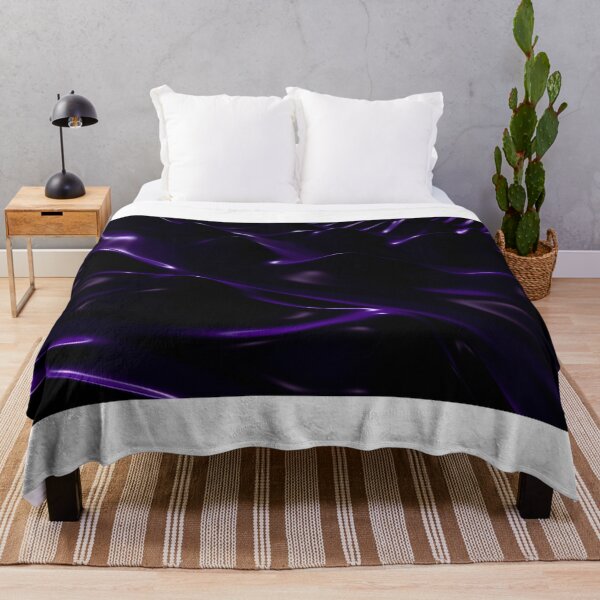 Artikelvorschau, Mysterious Dark Purple 3D Fluid Surface Waves Flowing entworfen und verkauft von IncrediVFX.