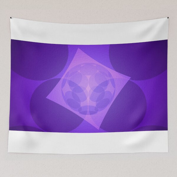 Item preview, Rotating Geometric Shadows Cast on Textured Purple Floor designed and sold by IncrediVFX.