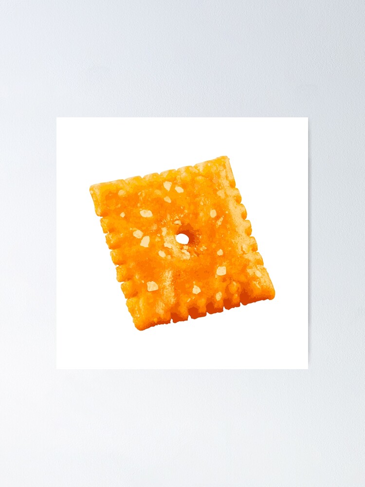Cheez It Poster By Yawnni Redbubble - roblox cheez it sign