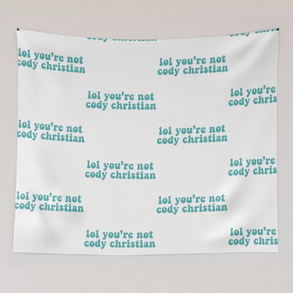Item preview, lol you’re not cody christian  designed and sold by pnkrose.