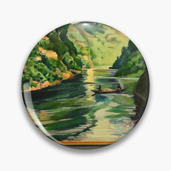 Artikelvorschau, Wanganui River vintage travel poster entworfen und verkauft von stickart-marek.