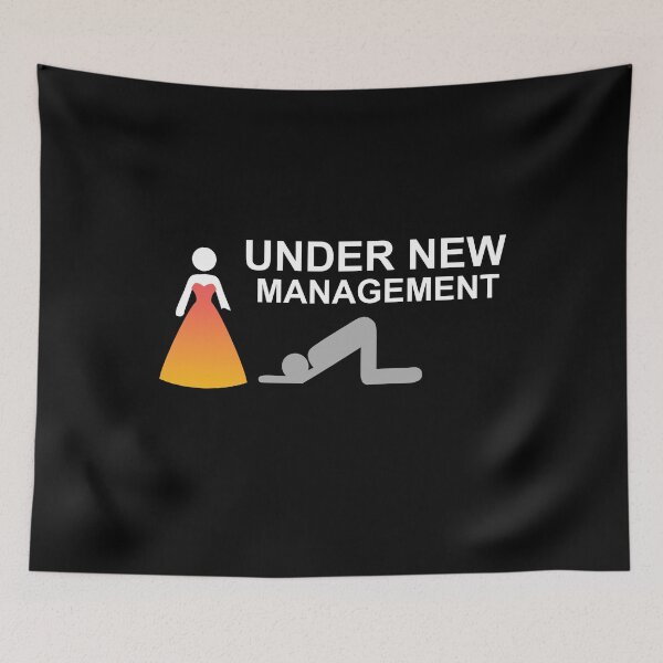 Item preview, Under new management wedding couple gift designed and sold by redshirtz.