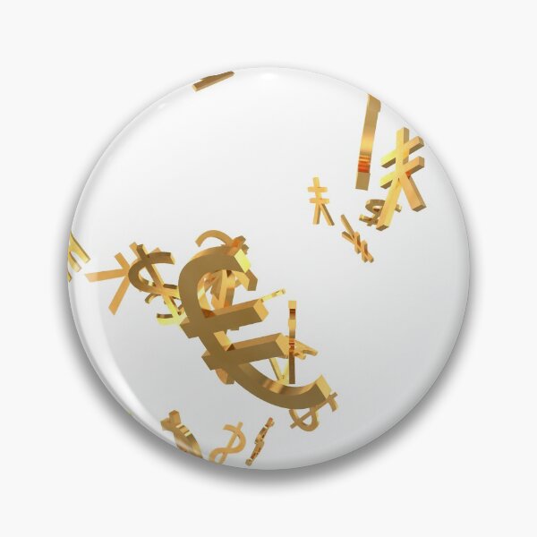 Item preview, Shiny Golden World Currency Signs Falling Down in Slow Motion 3D Animation designed and sold by IncrediVFX.