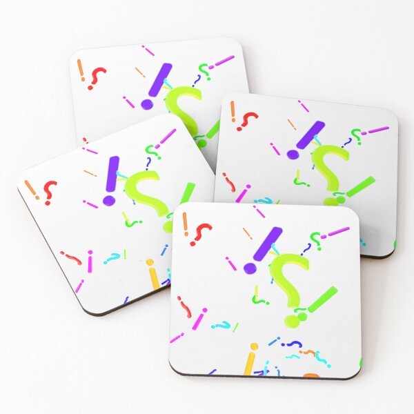 Item preview, Colorful 3D Question Marks and Exclamation Points Falling in Slow Motion designed and sold by IncrediVFX.