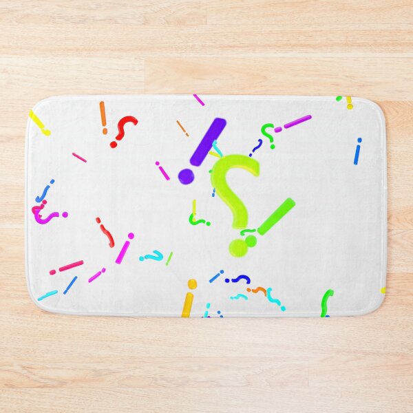 Item preview, Colorful 3D Question Marks and Exclamation Points Falling in Slow Motion designed and sold by IncrediVFX.