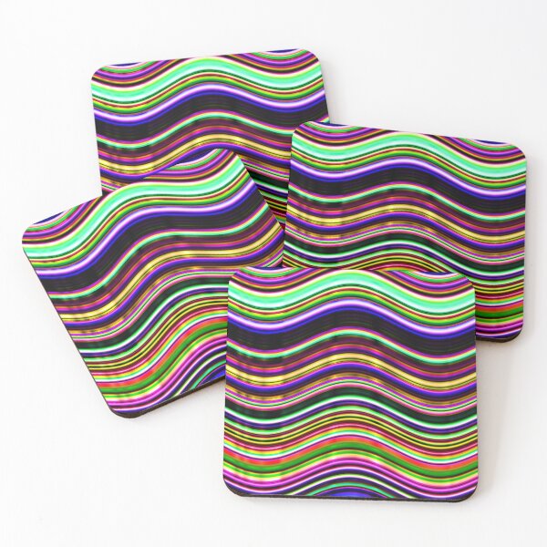 Item preview, Abstract Wavy Neon Tubes Glowing Bright Rainbow Light Flowing like Lava designed and sold by IncrediVFX.