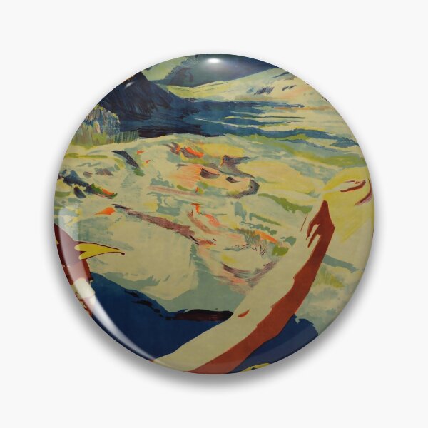 Item preview, Mount Cook vintage travel poster designed and sold by stickart-marek.