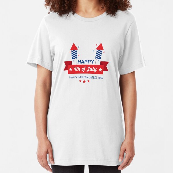4th of july celebrations, happy july 4th, USA independence day 2020 Slim Fit T-Shirt