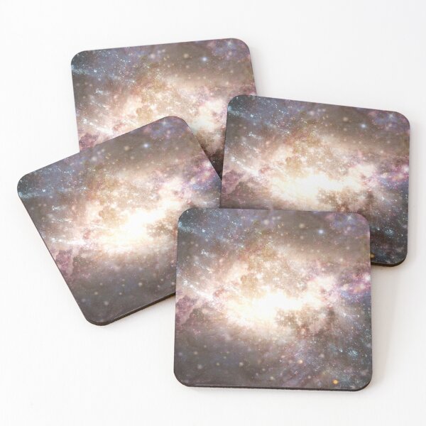 Item preview, Asteroids Fly Across Bright Glowing Galaxy with Swirling Nebula Star Dust designed and sold by IncrediVFX.