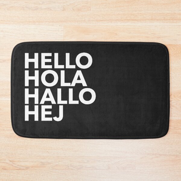 Item preview, HELLO HALLO HOLLA HAJ - GREETINGS IN DIFFERENT LANGUAGES designed and sold by creativeliberty.