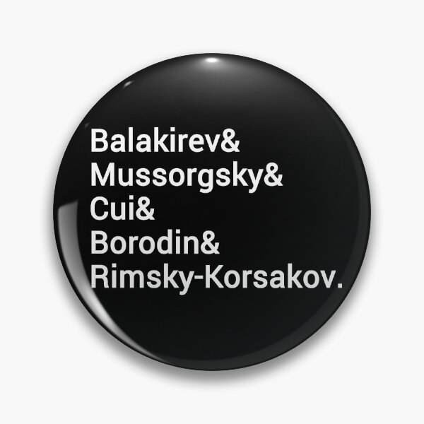Item preview, The Five | Balakirev Mussorgsky Cui Borodin Rimsky-Korsakov designed and sold by EarlessPierre.