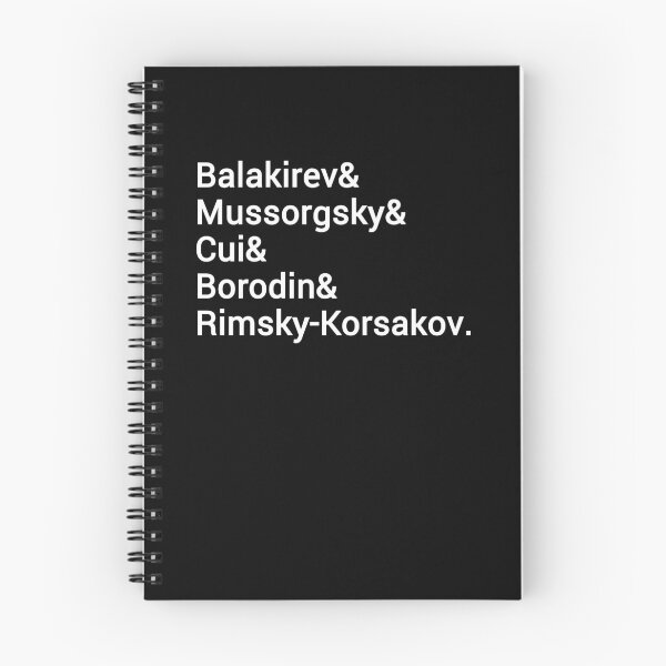 Item preview, The Five | Balakirev Mussorgsky Cui Borodin Rimsky-Korsakov designed and sold by EarlessPierre.