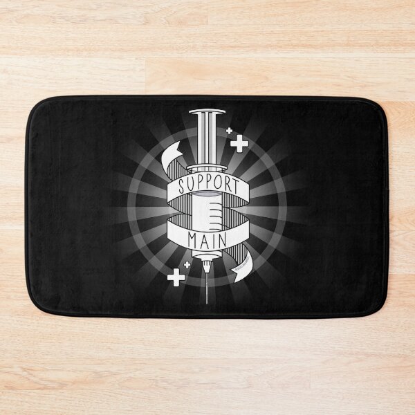 Item preview, Support Main Gamer Black White Syringe Banner designed and sold by JessicaAmber.