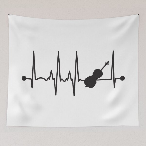 Item preview, Violin Heartbeat designed and sold by teesaurus.