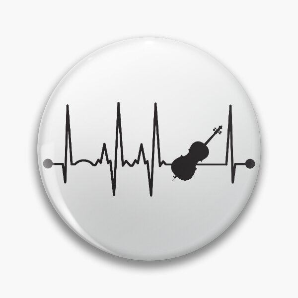 Item preview, Violin Heartbeat designed and sold by teesaurus.