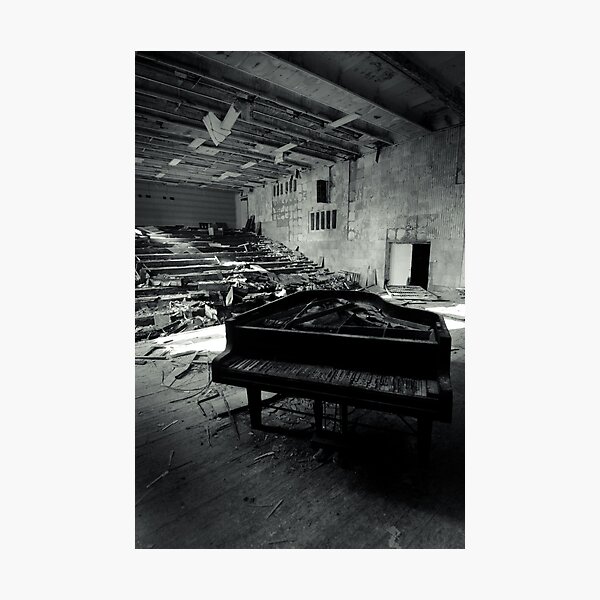 Piano ~ Pripyat Photographic Print