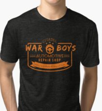 War Boys Auto Repair Tri-blend T-Shirt