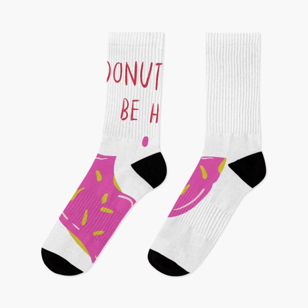 Item preview, Positivity pun donut worry be happy typography designed and sold by javes93.