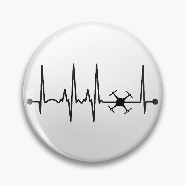 Item preview, Drone Heartbeat designed and sold by teesaurus.