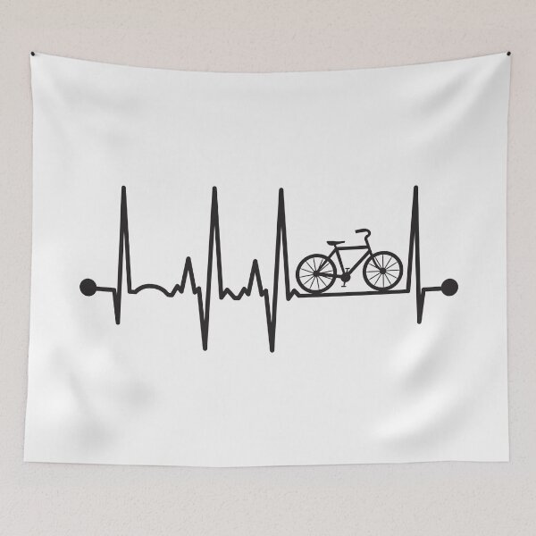 Item preview, Cycling Heartbeat designed and sold by teesaurus.