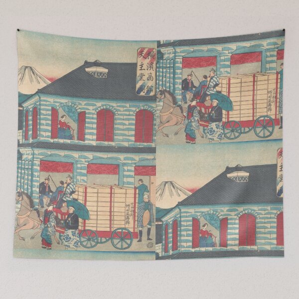 Item preview, Illustration of Foreign Residences and the Catholic Church in ... designed and sold by Tizeru.